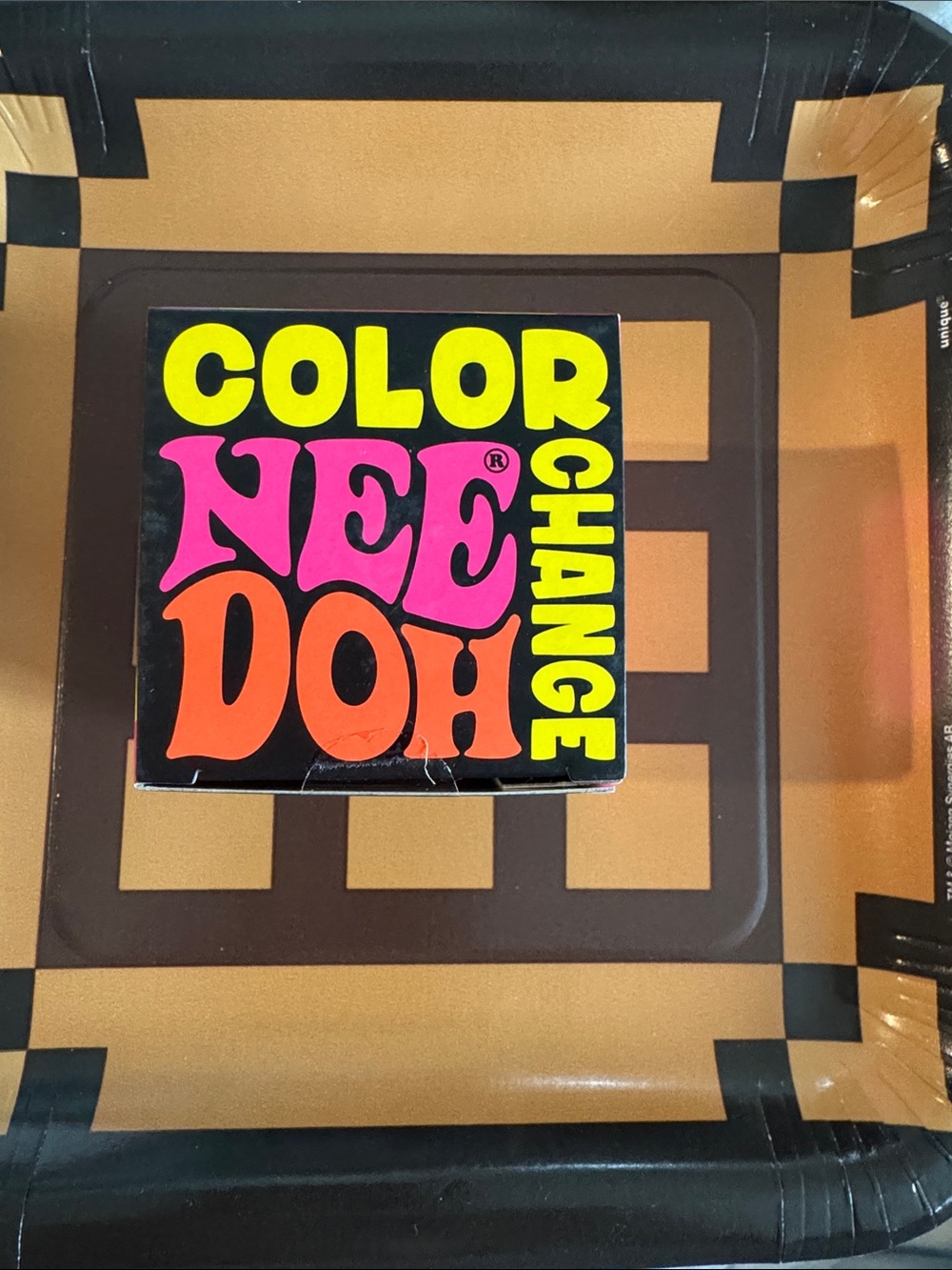 Pink Nee-Doh Color Change Toy